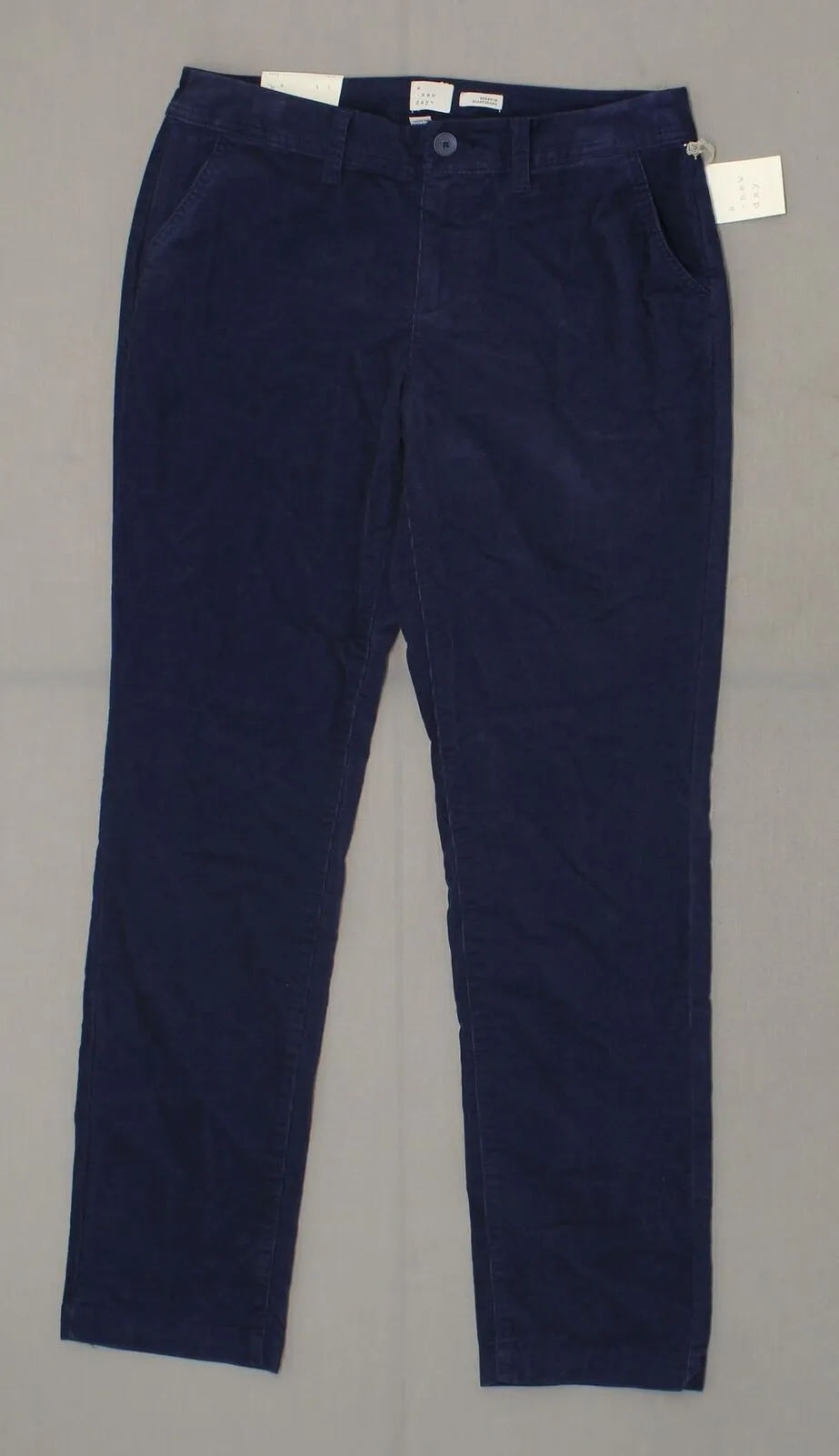 A New Day Women's Stretch Mid Rise Slim Corduroy Pants