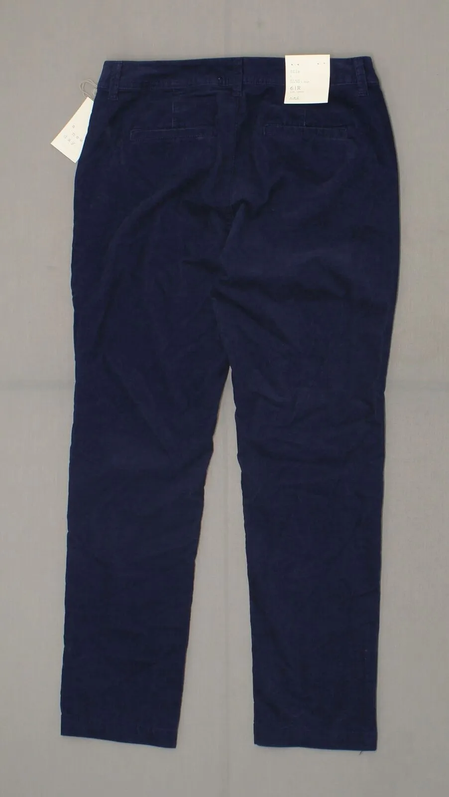 A New Day Women's Stretch Mid Rise Slim Corduroy Pants
