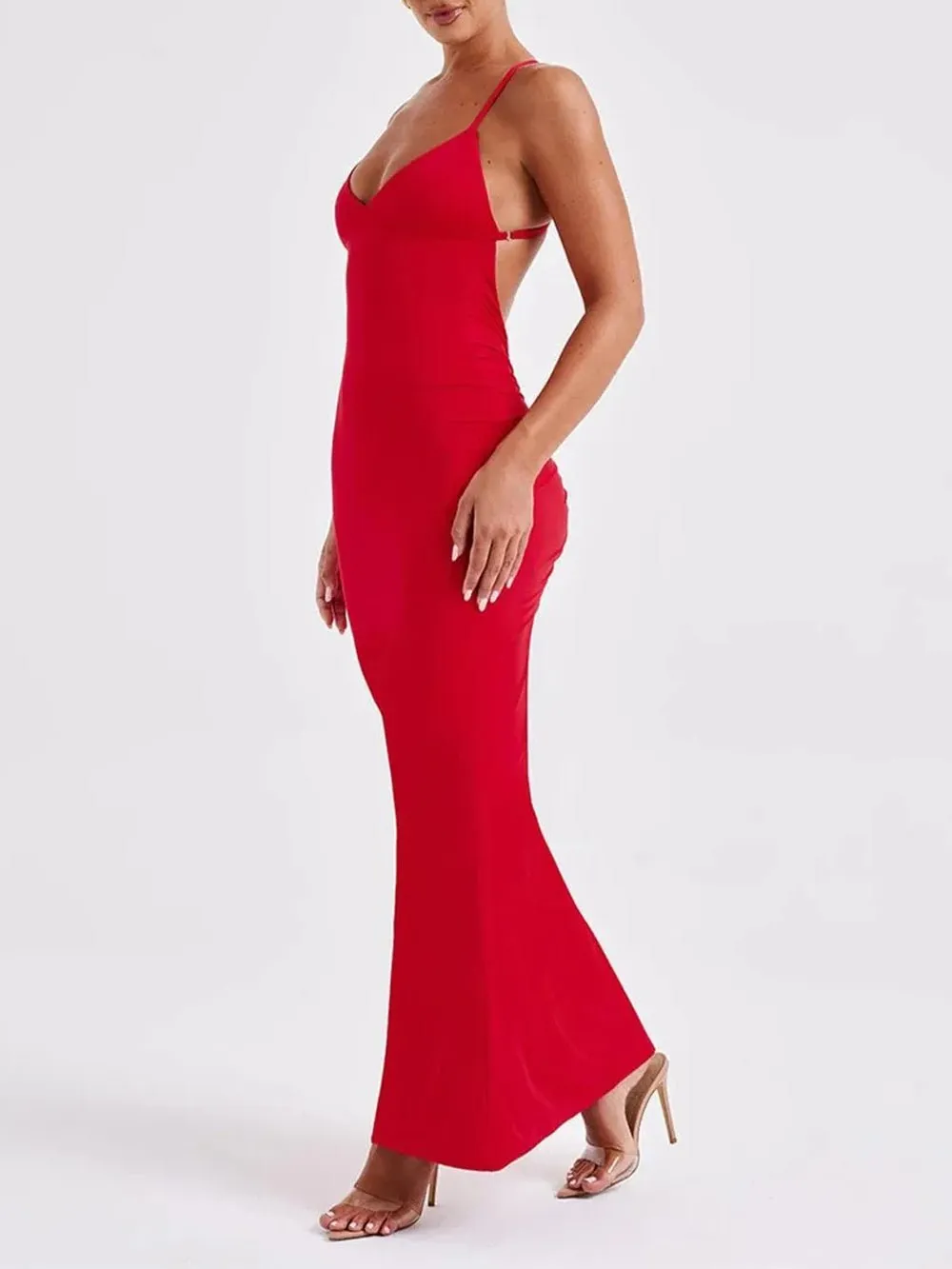 Abbey Backless Sleeveless Maxi Dress