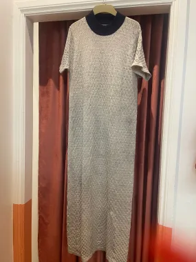 Alpha 60 Long Knit Wool Grey Dress