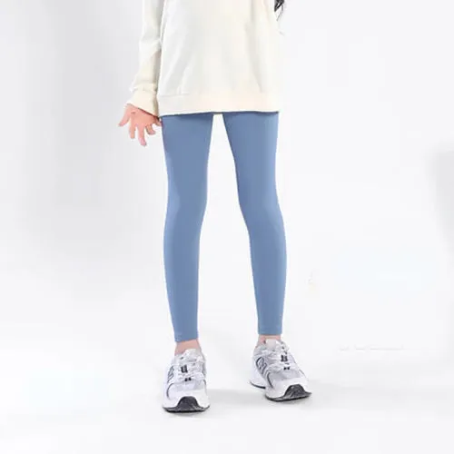 Autumn Solid Kid Leggings Girl Thin Tights Sweatpants 2 y Child Casual