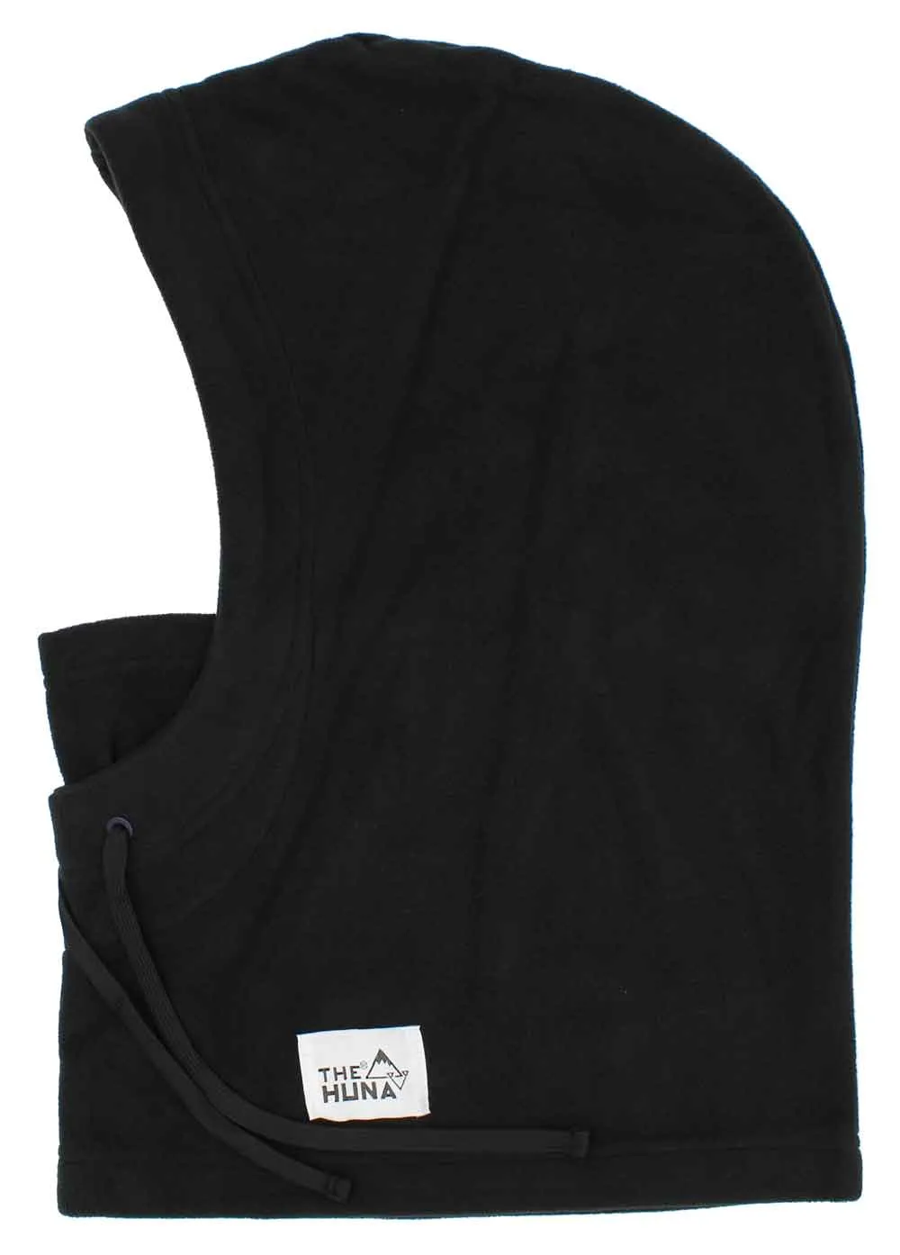 Black - Normal Fleece Helmet Hoodie