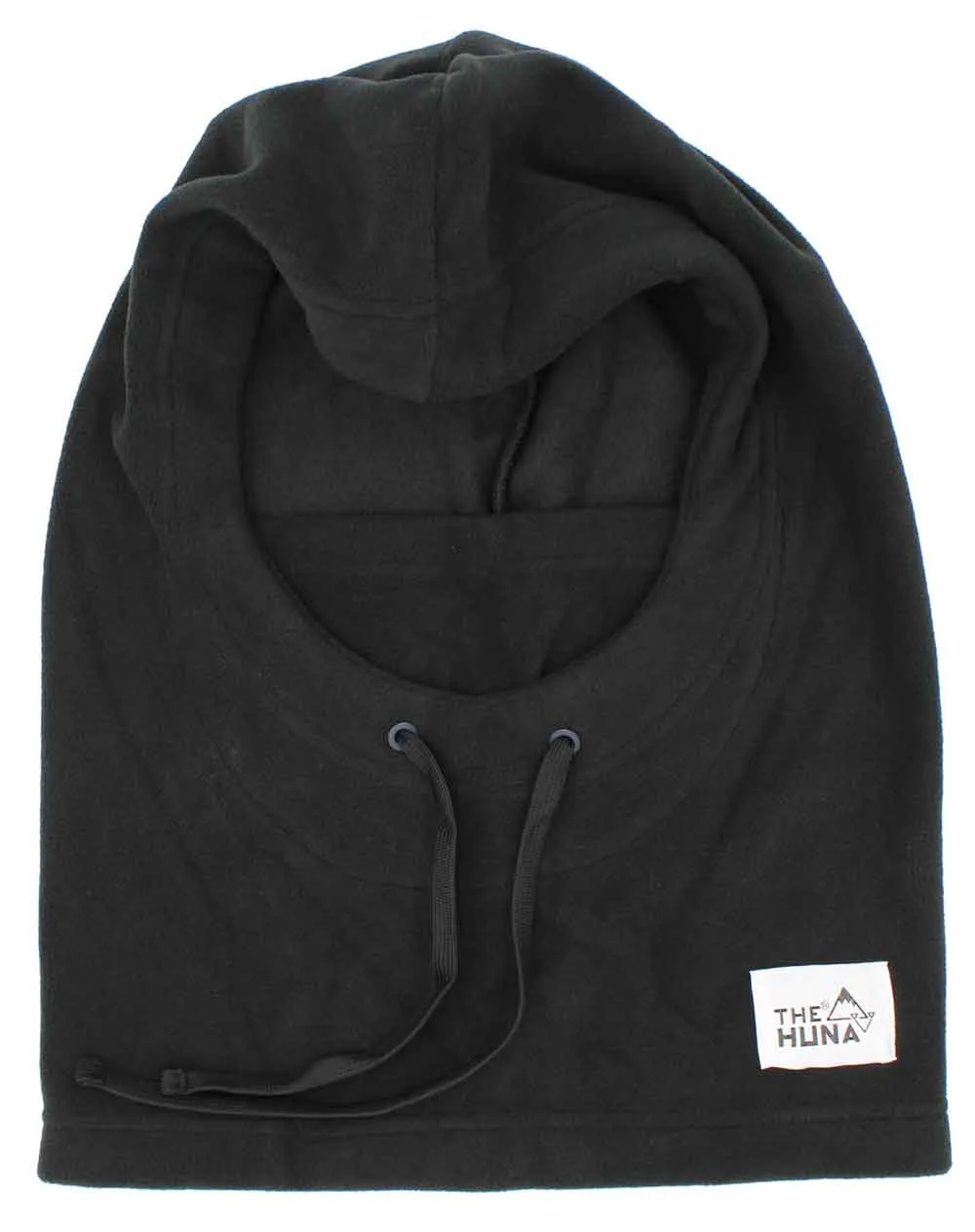 Black - Normal Fleece Helmet Hoodie