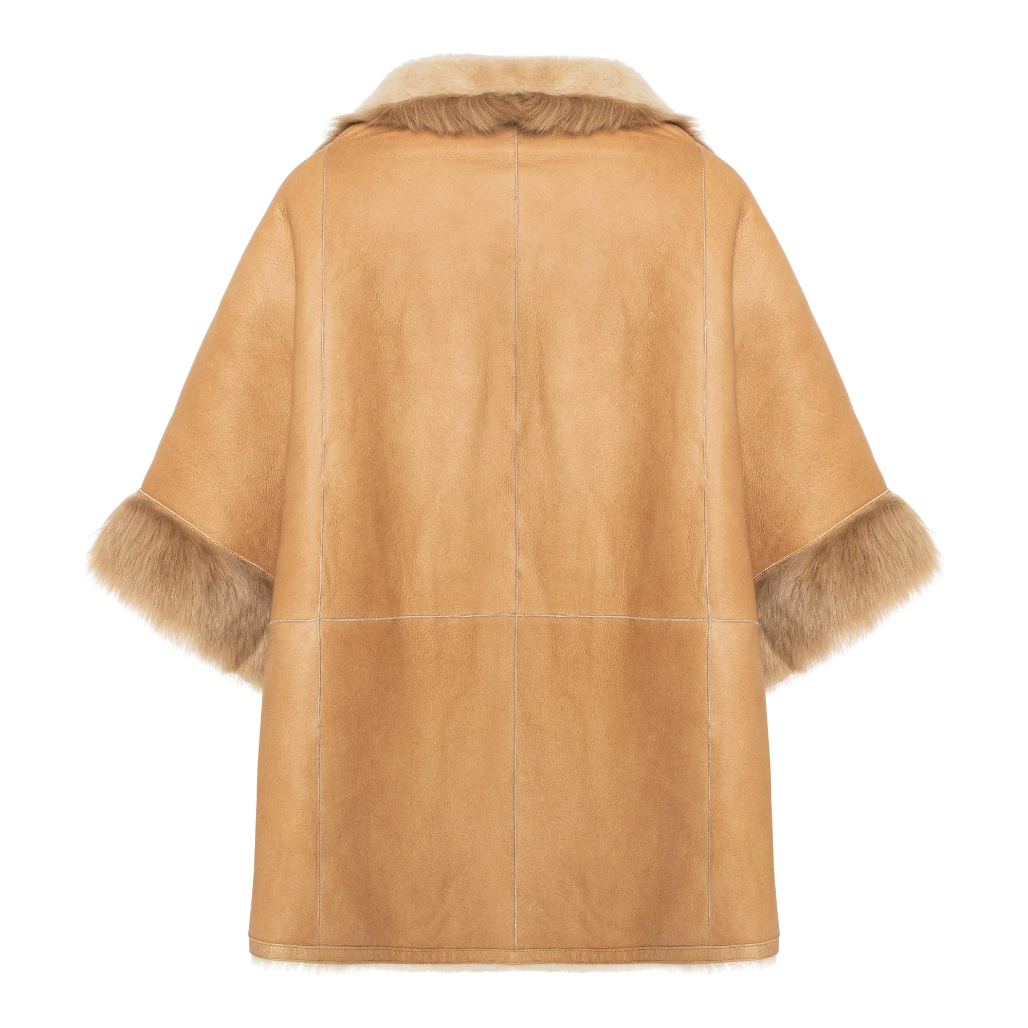 Mika Shearling cape