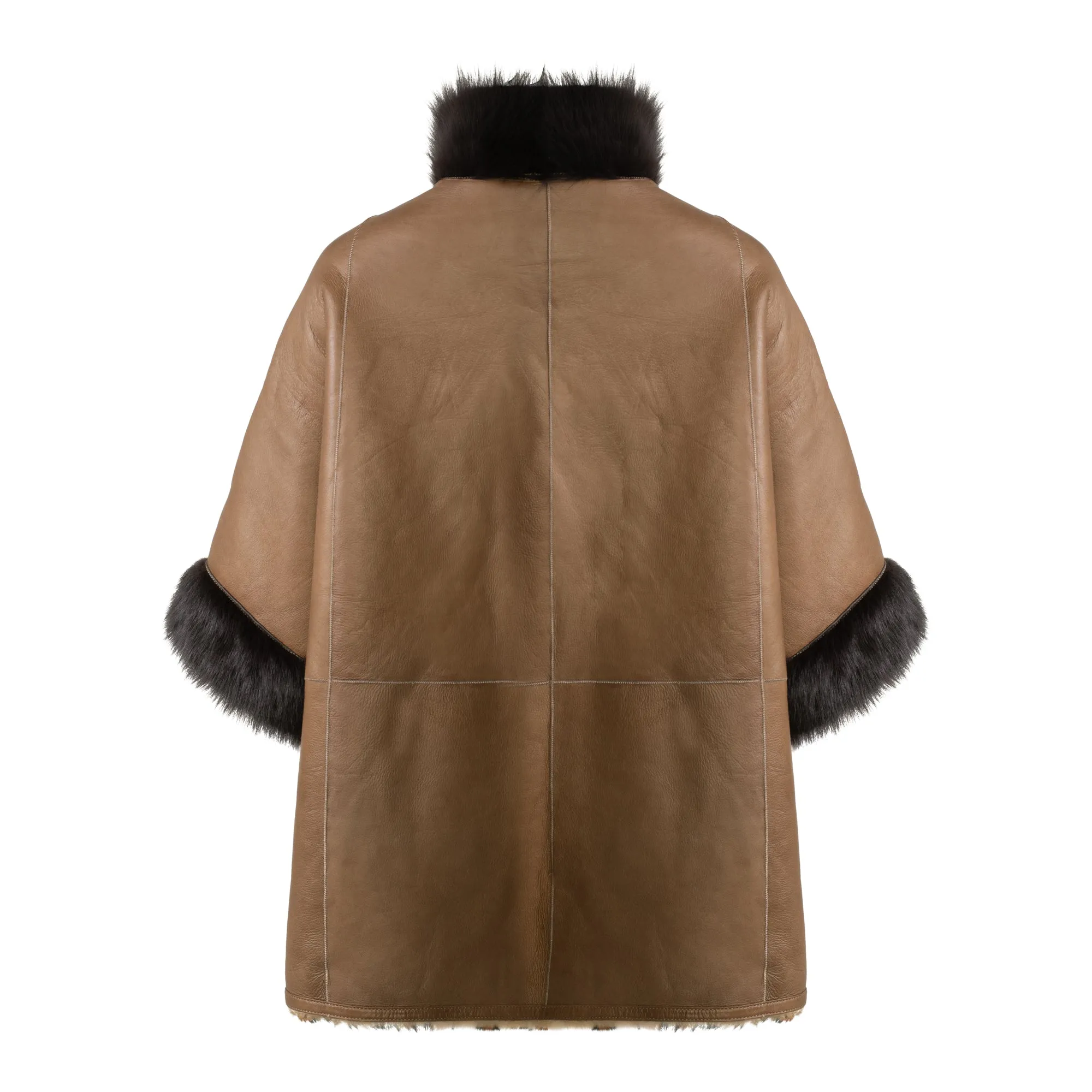 Mika Shearling cape