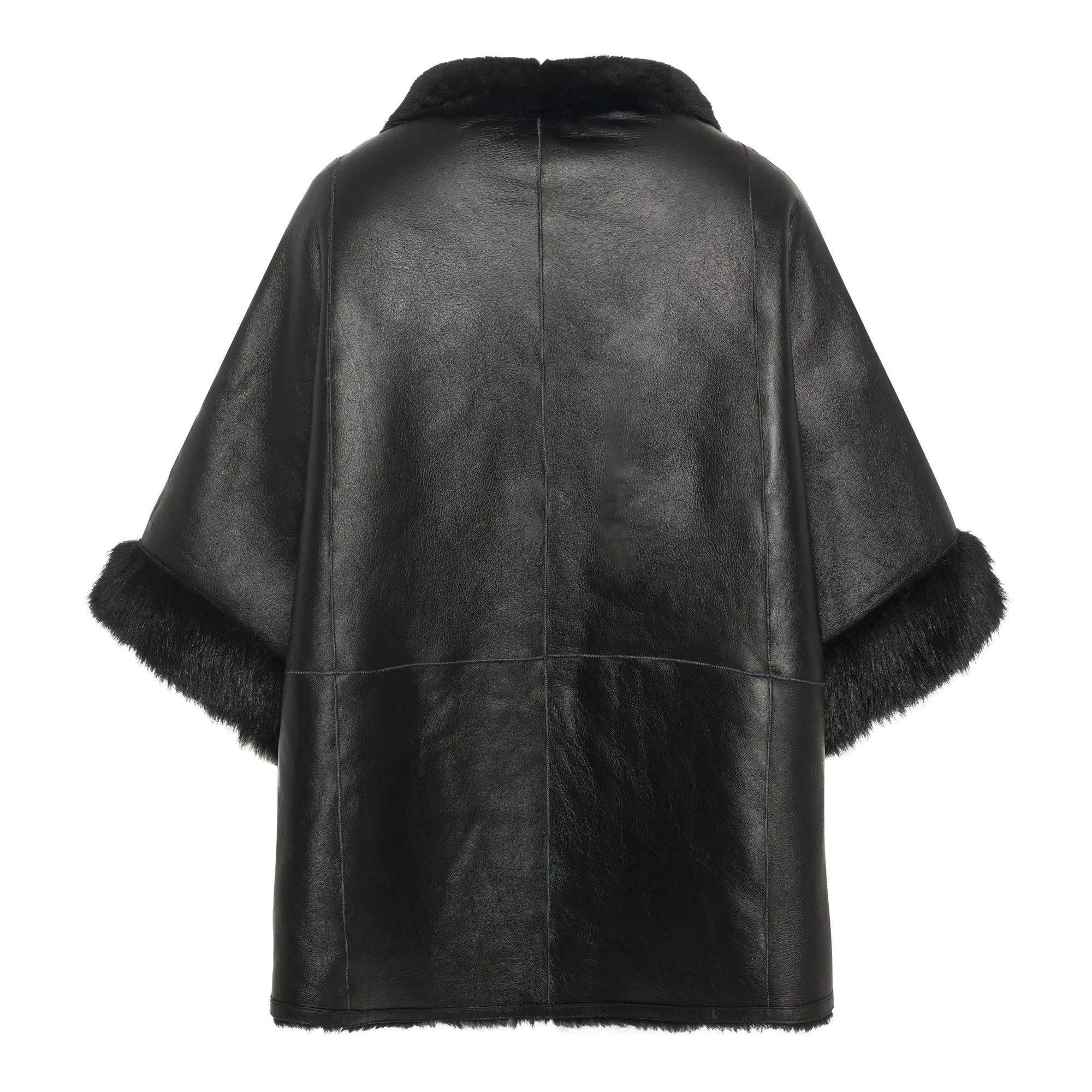 Mika Shearling cape