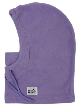 Purple - Normal Fleece Helmet Hoodie
